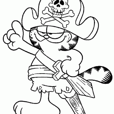 Ourcoloringpage Garfield 6