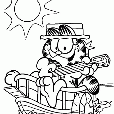 Ourcoloringpage Garfield 7