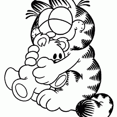 Ourcoloringpage Garfield 8
