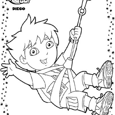 Ourcoloringpage Go Diego Go 17