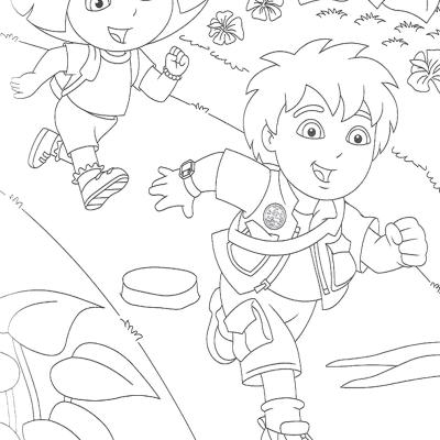 Ourcoloringpage Go Diego Go 19