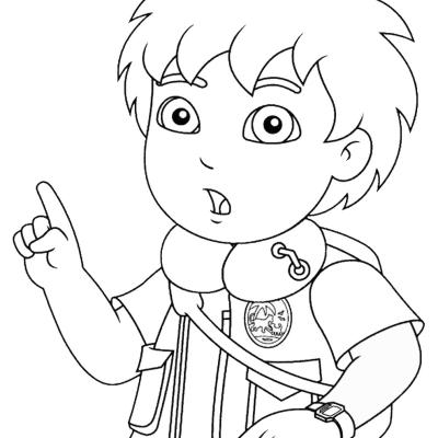 Ourcoloringpage Go Diego Go 20