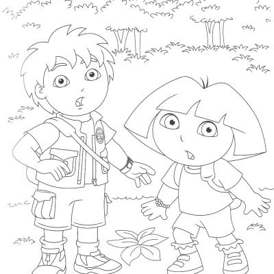 Ourcoloringpage Go Diego Go 2