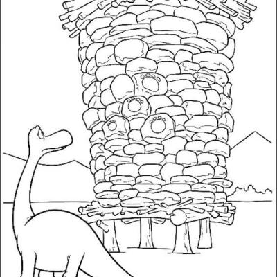 Ourcoloringpage Good Dinosaur 11