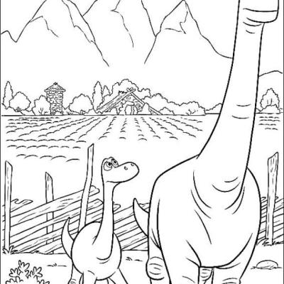 Ourcoloringpage Good Dinosaur 15