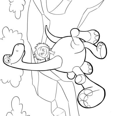 Ourcoloringpage Good Dinosaur 3