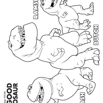 Ourcoloringpage Good Dinosaur 5