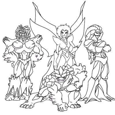 Ourcoloringpage Gormiti 4