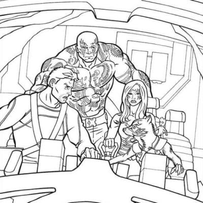 Ourcoloringpage Guardians Of The Galaxy 17