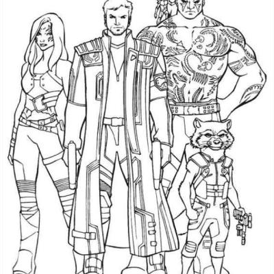 Ourcoloringpage Guardians Of The Galaxy 22