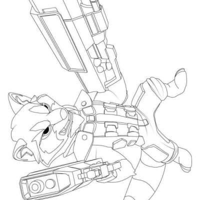 Ourcoloringpage Guardians Of The Galaxy 30
