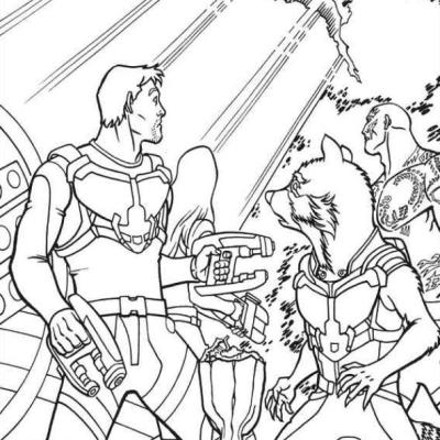 Ourcoloringpage Guardians Of The Galaxy 9