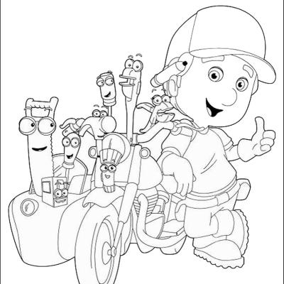 Ourcoloringpage Handy Manny 12