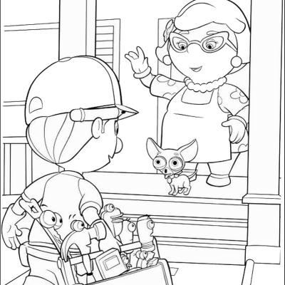 Ourcoloringpage Handy Manny 14