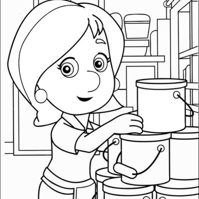 Ourcoloringpage Handy Manny 17