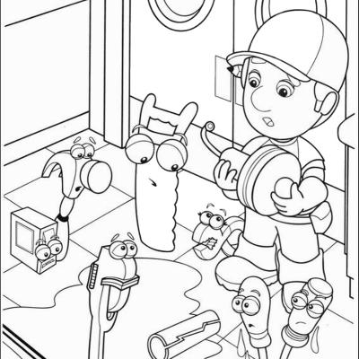 Ourcoloringpage Handy Manny 20