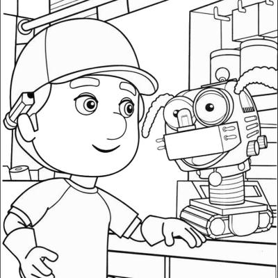 Ourcoloringpage Handy Manny 23