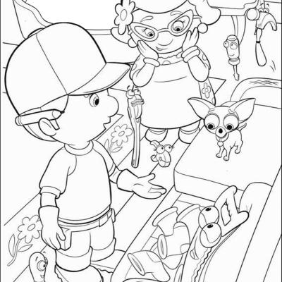 Ourcoloringpage Handy Manny 28