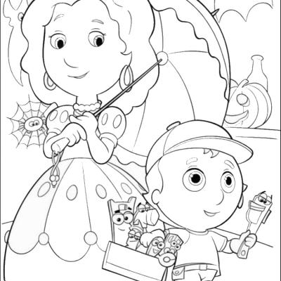 Ourcoloringpage Handy Manny 2