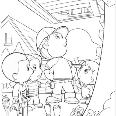 Ourcoloringpage Handy Manny 5