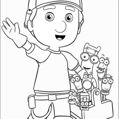 Ourcoloringpage Handy Manny 7