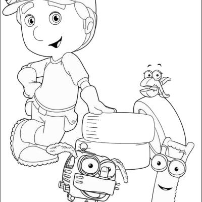 Ourcoloringpage Handy Manny 8