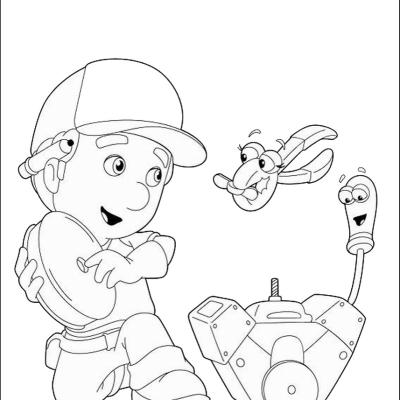 Ourcoloringpage Handy Manny 9