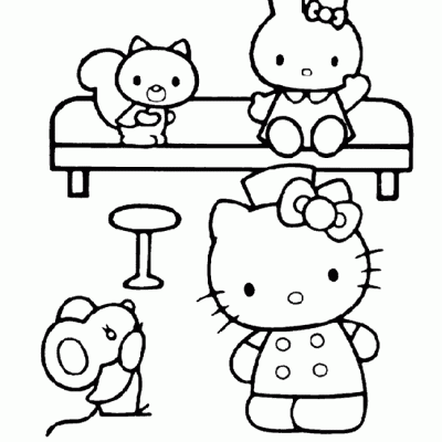 Ourcoloringpage Hello Kitty 21