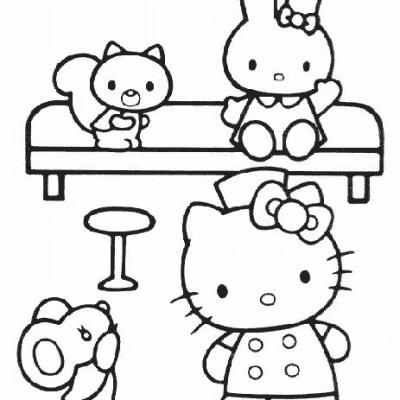 Ourcoloringpage Hello Kitty 25