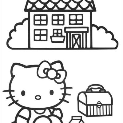 Ourcoloringpage Hello Kitty 4