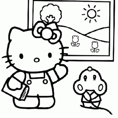 Ourcoloringpage Hello Kitty 5