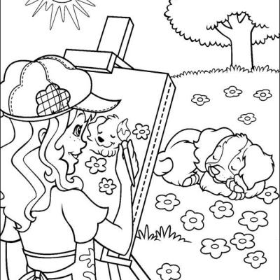 Ourcoloringpage Holly Hobbie 40