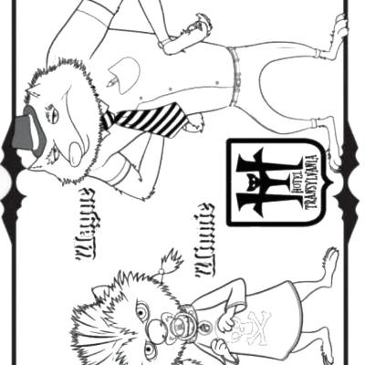 Ourcoloringpage Hotel Transylvania 23