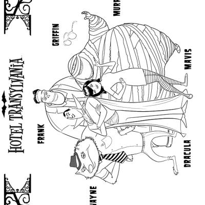 Ourcoloringpage Hotel Transylvania 9