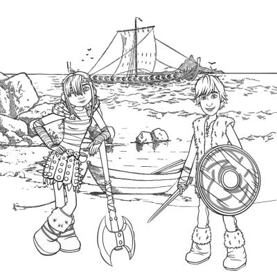 Ourcoloringpage How To Train Your Dragon 19