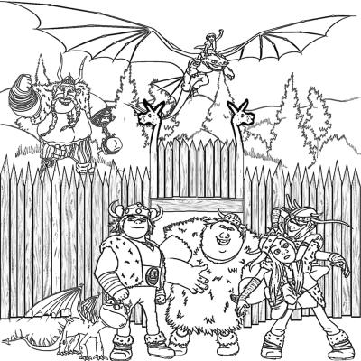 Ourcoloringpage How To Train Your Dragon 22