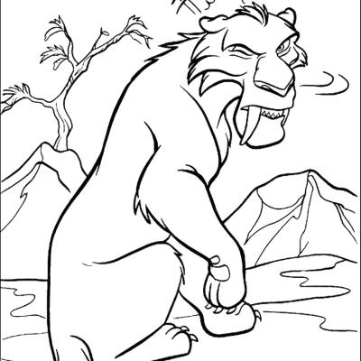 Ourcoloringpage Ice Age 19