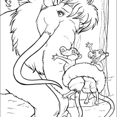 Ourcoloringpage Ice Age 21