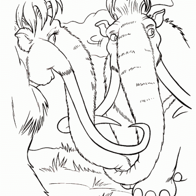 Ourcoloringpage Ice Age 2