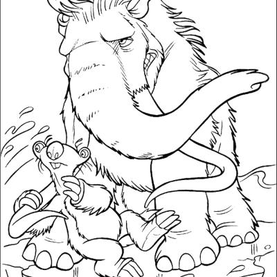 Ourcoloringpage Ice Age 3