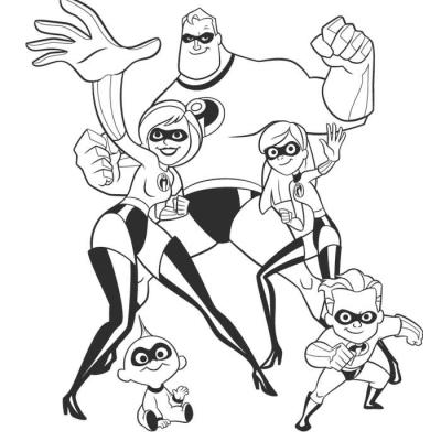 Ourcoloringpage Incredibles 1