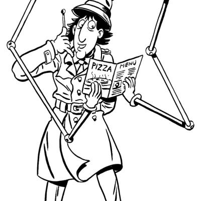 Ourcoloringpage Inspector Gudget 13