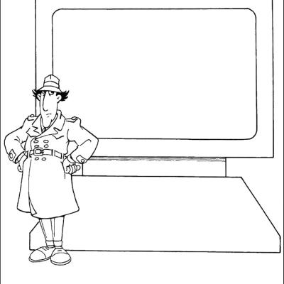 Ourcoloringpage Inspector Gudget 18