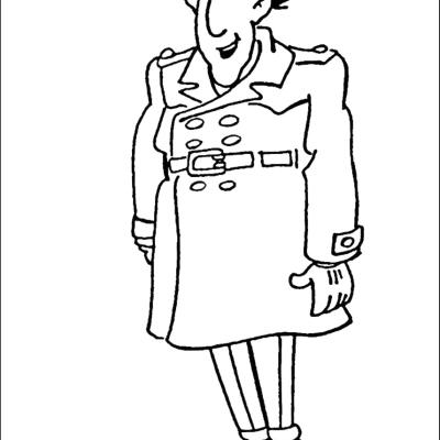 Ourcoloringpage Inspector Gudget 1