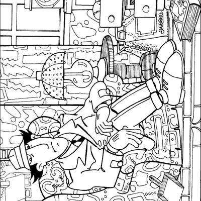 Ourcoloringpage Inspector Gudget 23