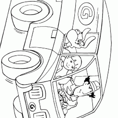 Ourcoloringpage Inspector Gudget 9
