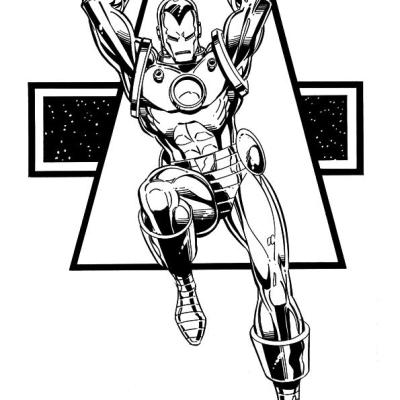 Ourcoloringpage Iron Man 10