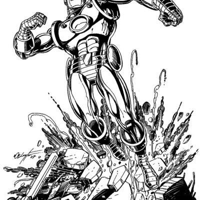 Ourcoloringpage Iron Man 17