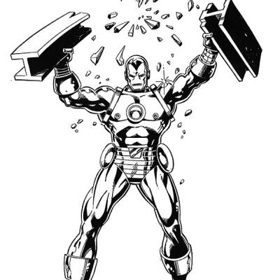 Ourcoloringpage Iron Man 19