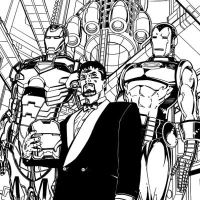 Ourcoloringpage Iron Man 25